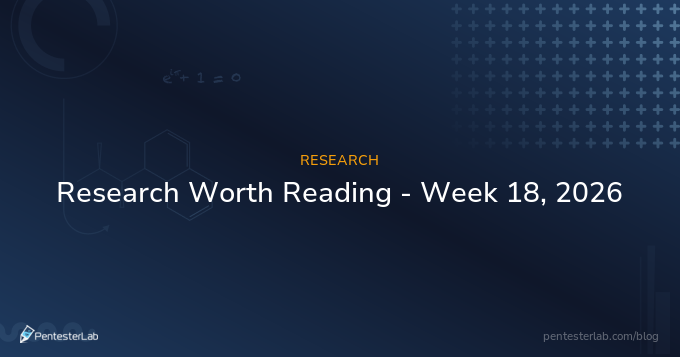 Research Worth Reading - Week 18, 2026