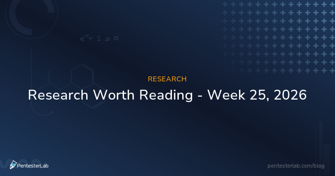 Research Worth Reading - Week 25, 2026