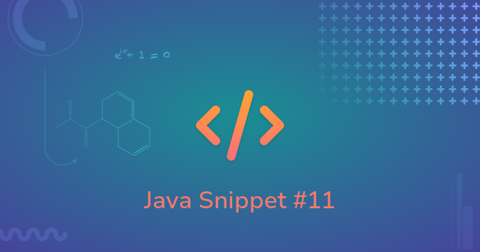 Java Snippet #11 Exercise!