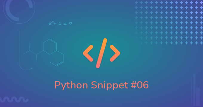 Python Snippet #06 Exercise!