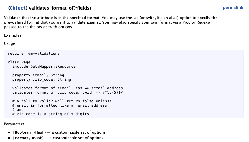 Bad Documentation Example